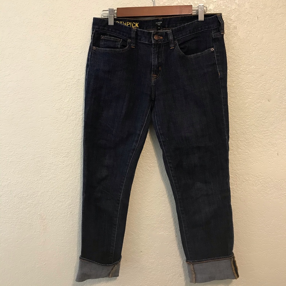 J. Crew toothpick jeans dark wash
